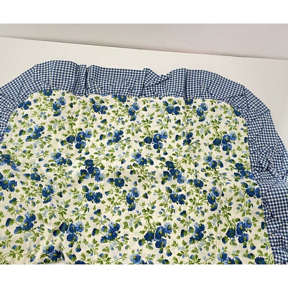 Laura Ashley Standard Size‎ Navy Daisy Pillow Sham NEW